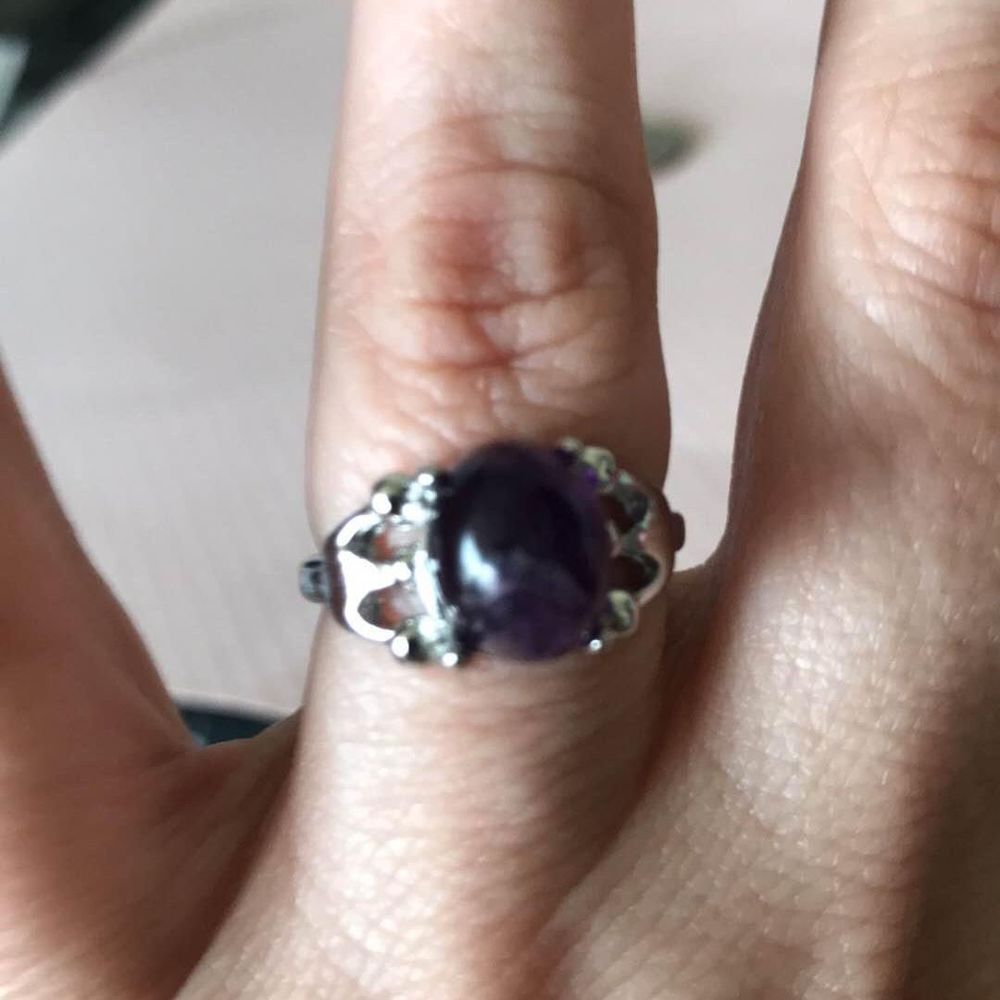 Amethyst gemstone Ring